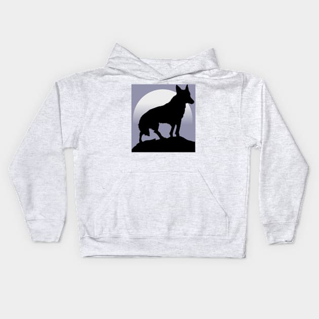 wolves Kids Hoodie by MarkoShirt